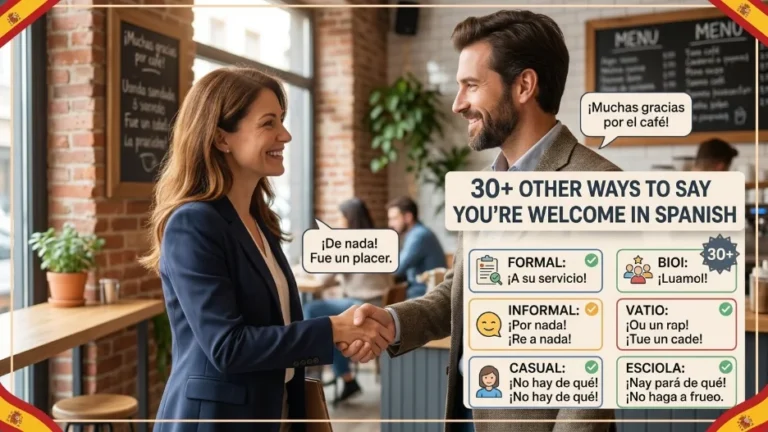 Other Ways to Say "You're Welcome" in Spanish