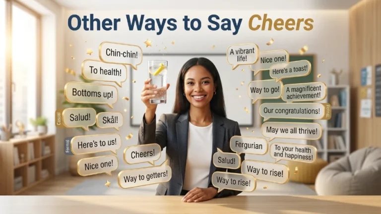 Other Ways to Say Cheers