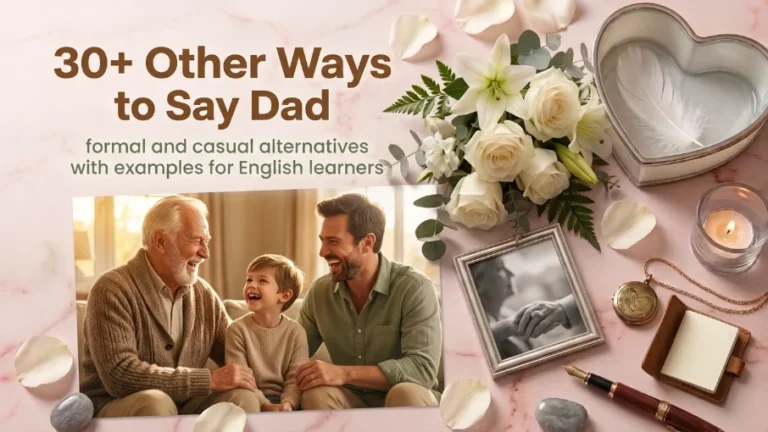 Other Ways to Say Dad