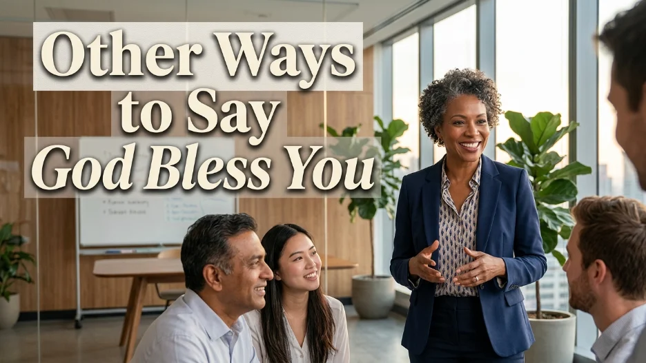 Other Ways to Say God Bless You
