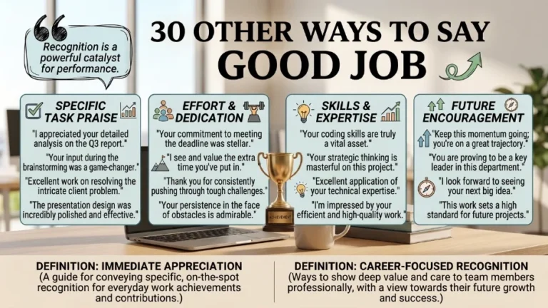 Other Ways to Say Good Job
