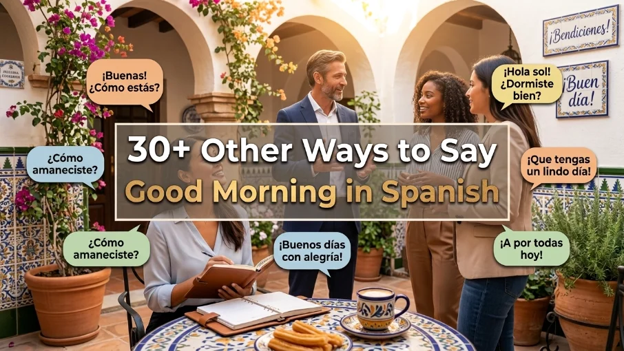 Other Ways to Say Good Morning in Spanish