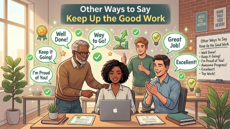 Other Ways to Say Keep Up the Good Work