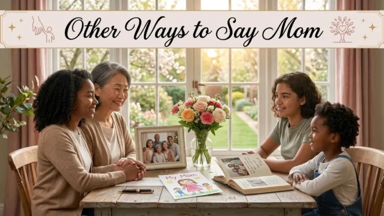 Other Ways to Say Mom
