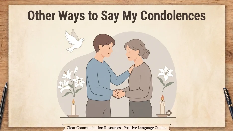 Other Ways to Say My Condolences