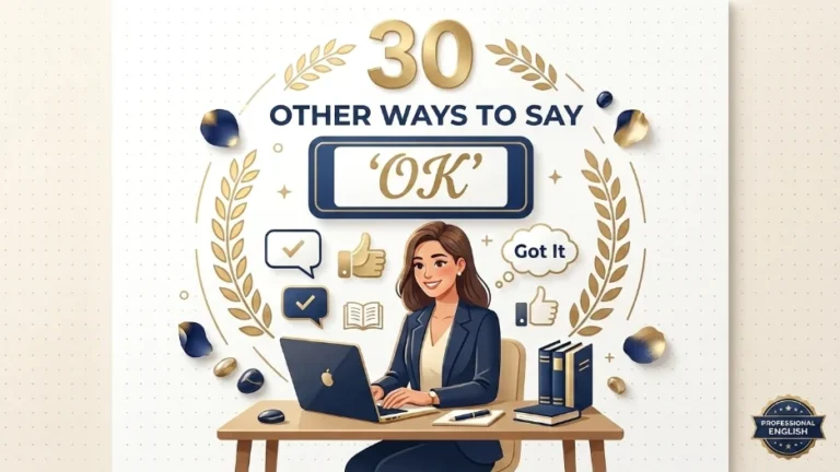 Other Ways to Say OK