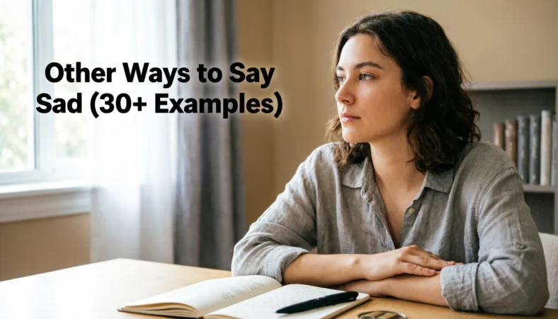 Other Ways to Say Sad