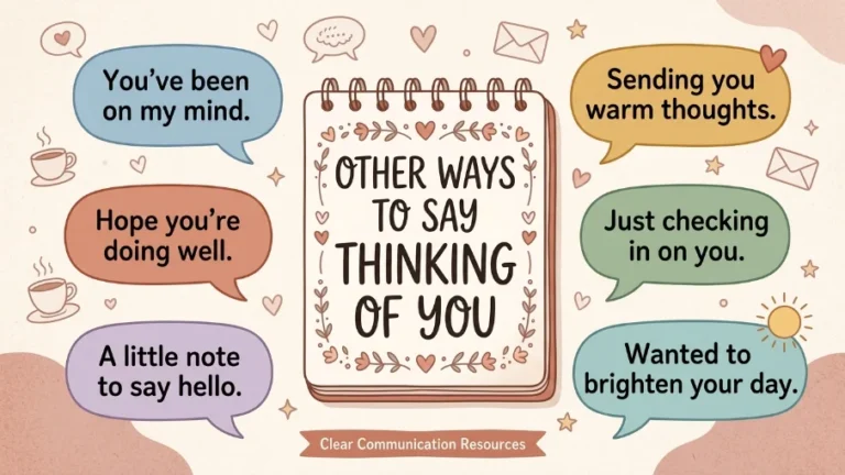 Other Ways to Say “Thinking of You”