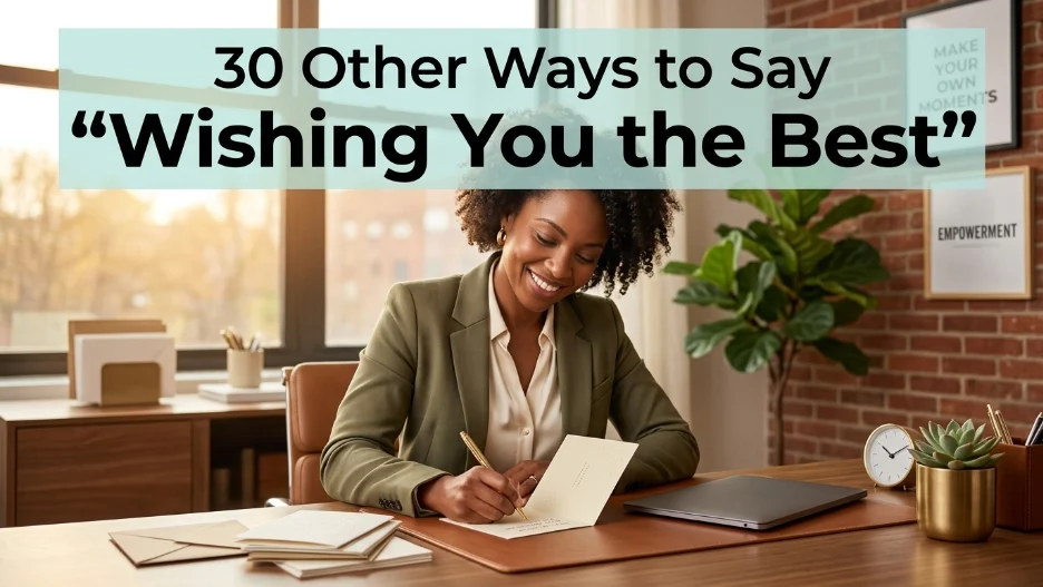 Other Ways to Say Wishing You the Best