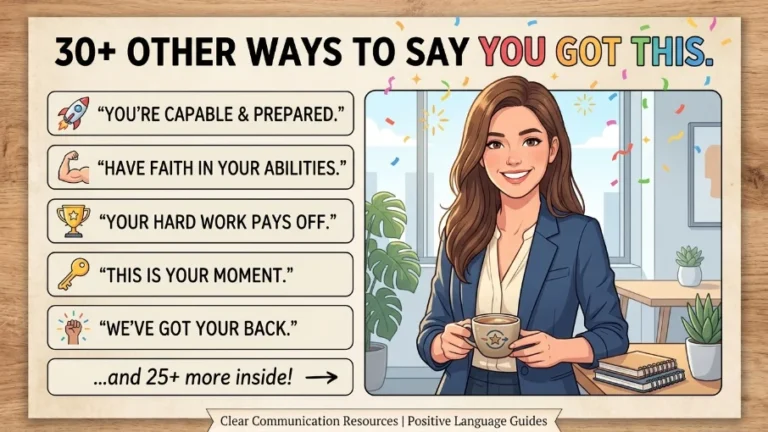 Other Ways to Say “You Got This”