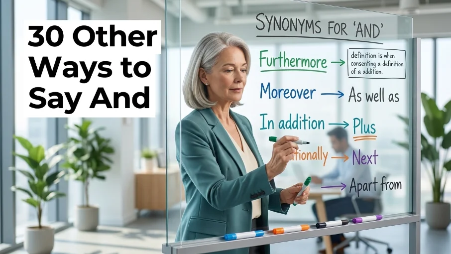 other ways to say and