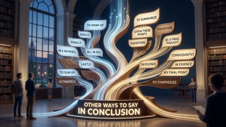 Other Ways to Say In Conclusion