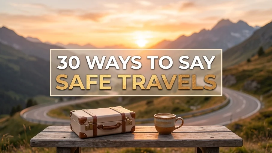 Other Ways to Say "Safe Travels"