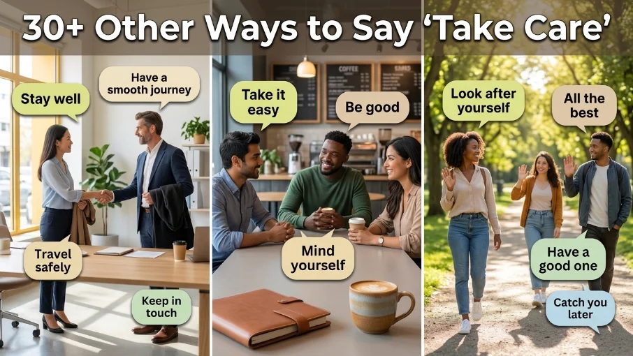 Other Ways to Say "Take Care"