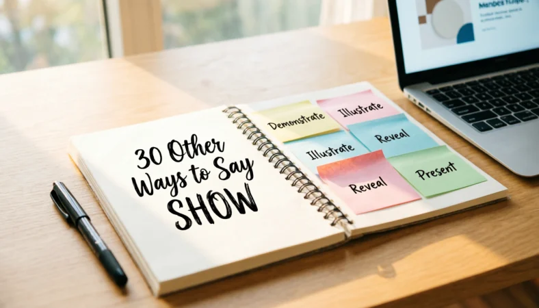 Other Ways to Say “Show”