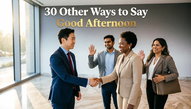 30 Other Ways to Say Good Afternoon