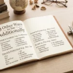Other Ways to Say Additionally in an Essay