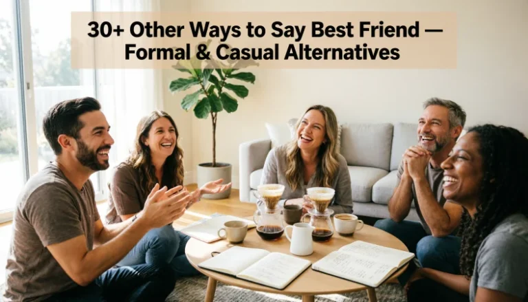 Other Ways to Say Best Friend