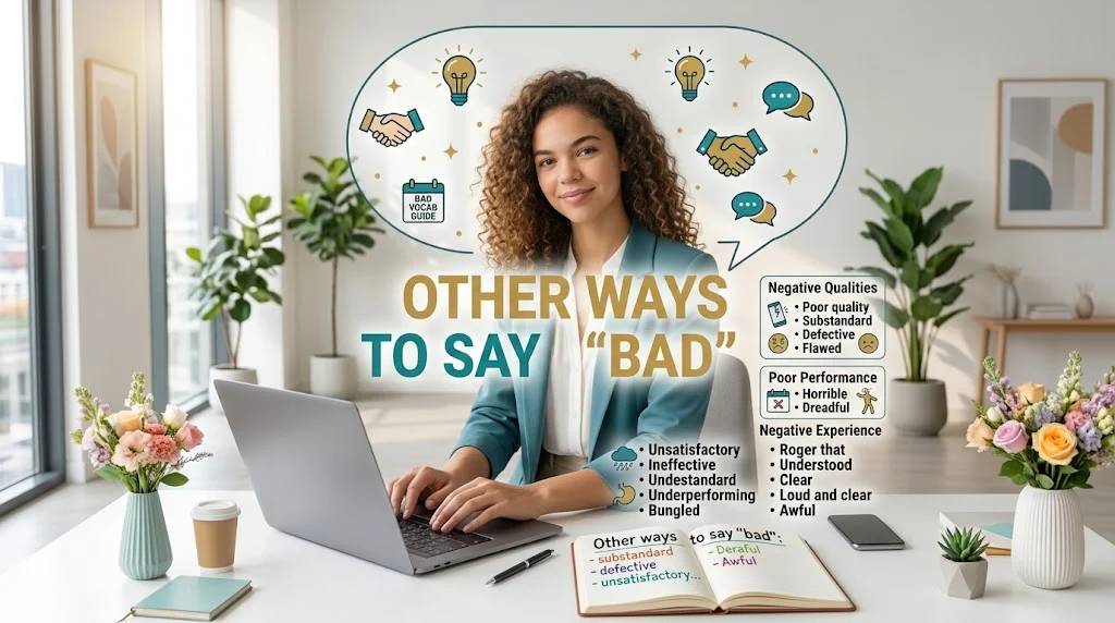 other ways to say bad