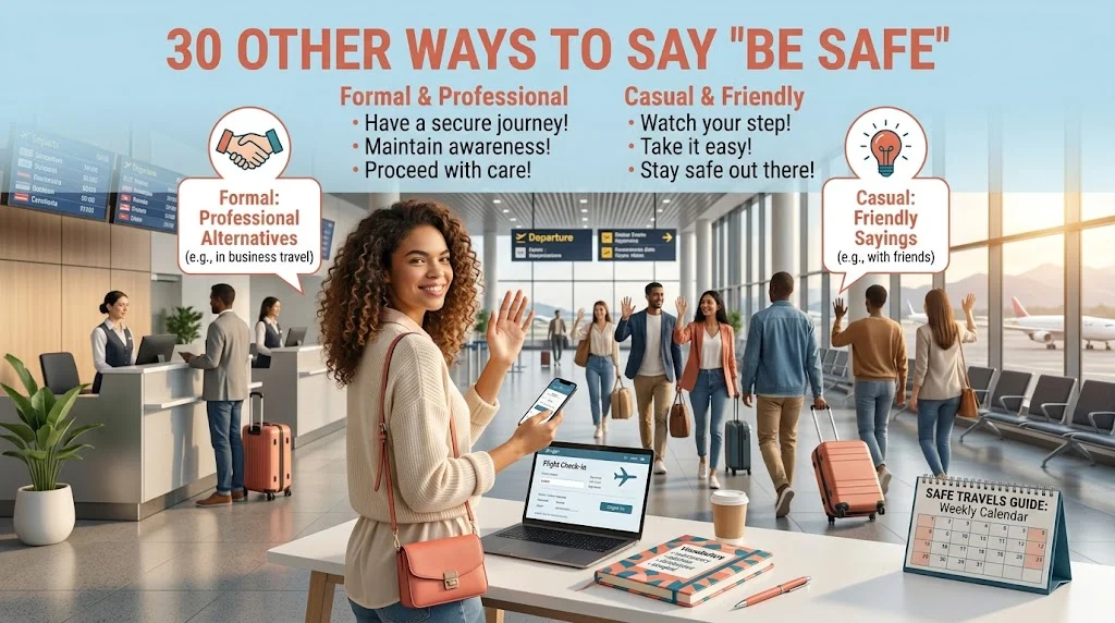 other ways to say be safe