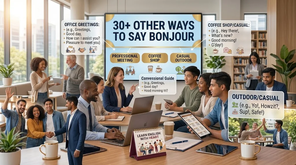 other ways to say bonjour