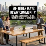 other ways to say community