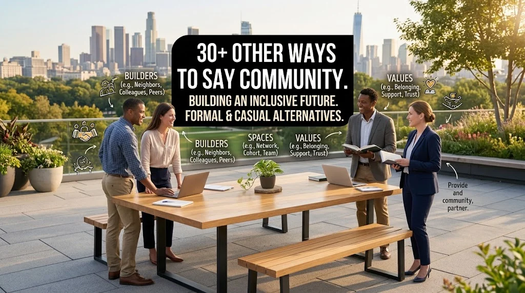 other ways to say community