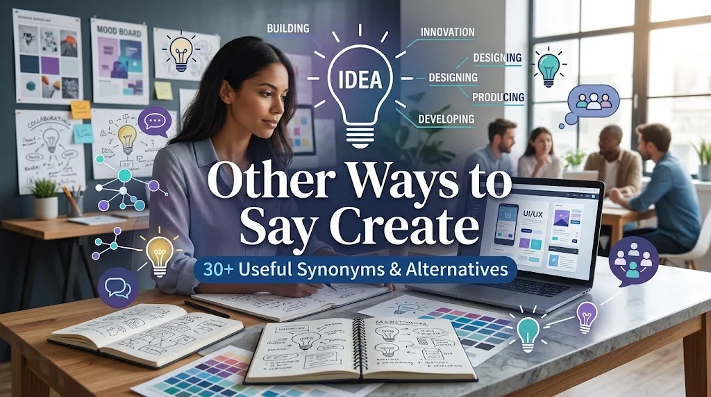 other ways to say create