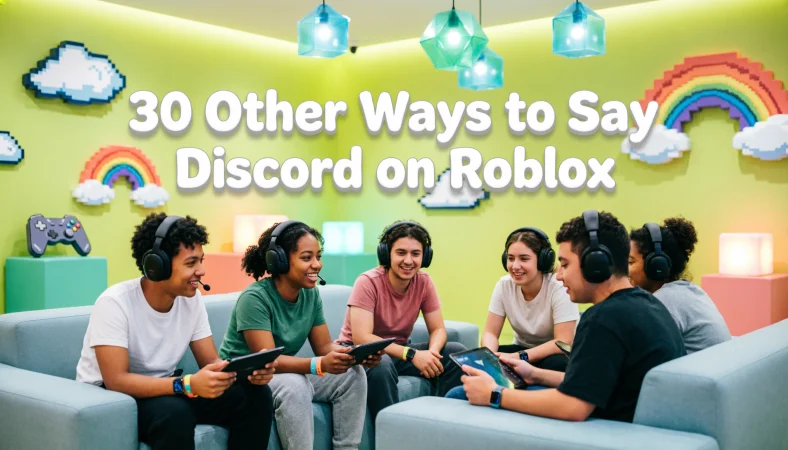 other ways to say discord on roblox