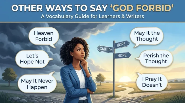 other ways to say god forbid
