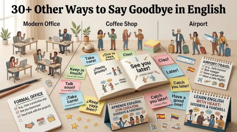 other ways to say good bye