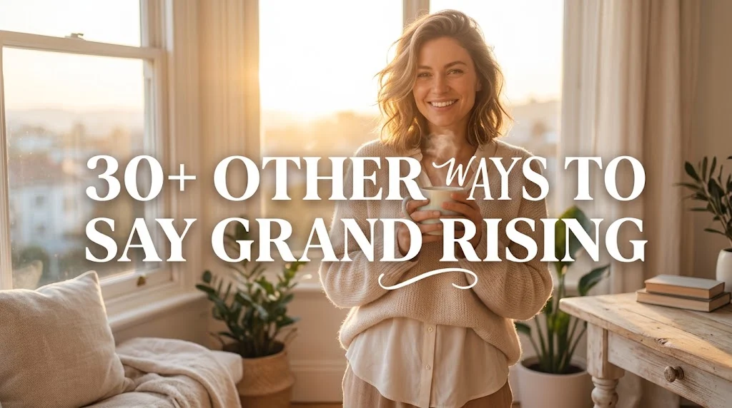 other ways to say grand rising