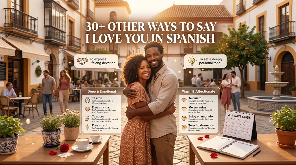 other ways to say i love you in spanish