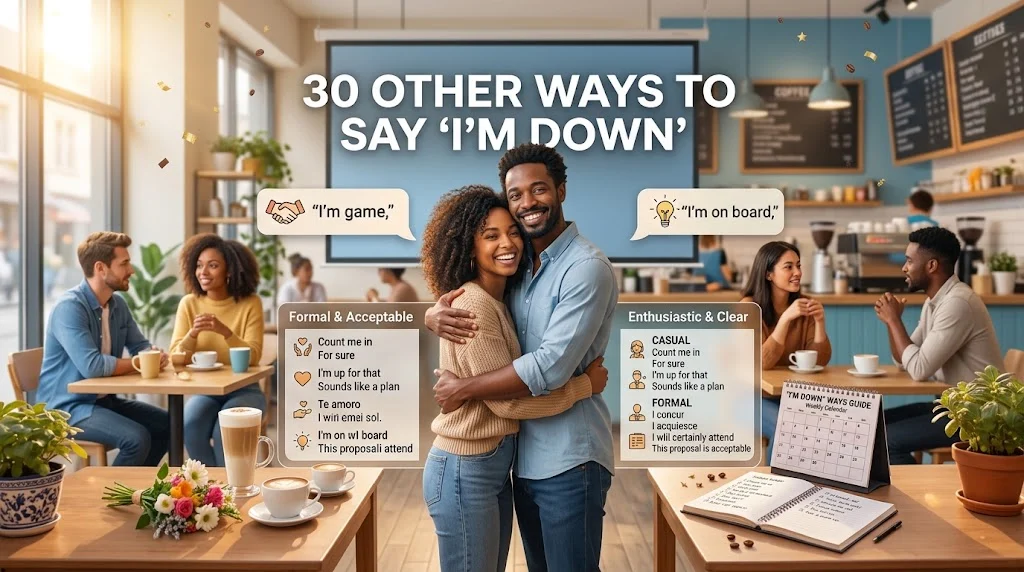 other ways to say i m down