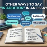 other ways to say in addition in an essay