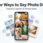 other ways to say photo dump