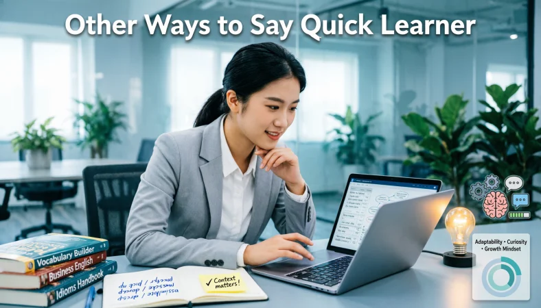 other ways to say quick learner