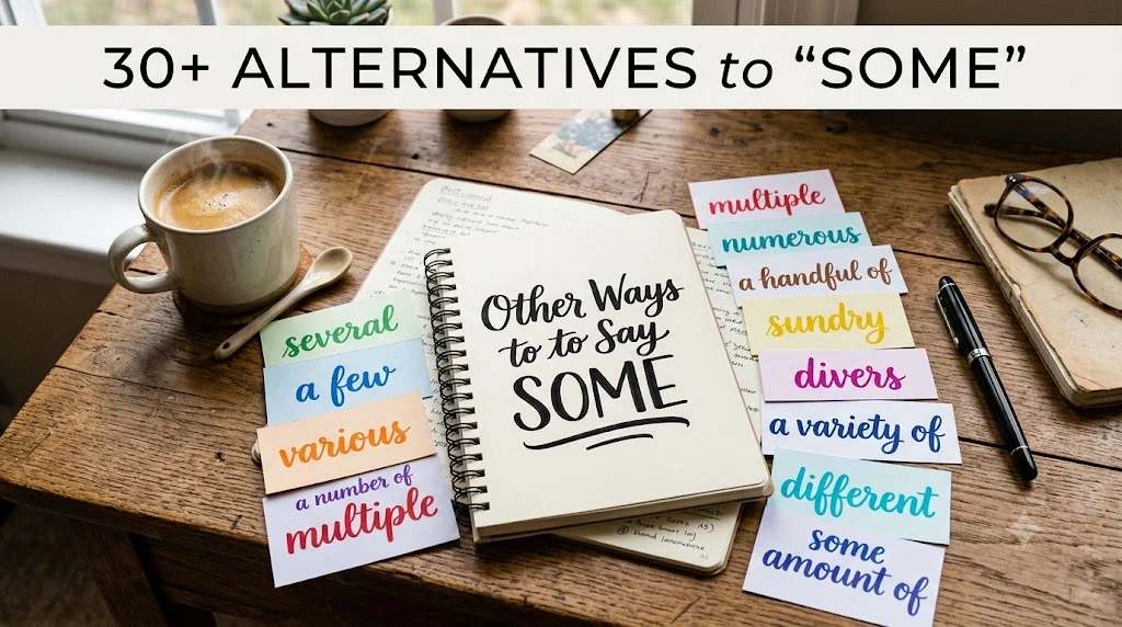 other ways to say some