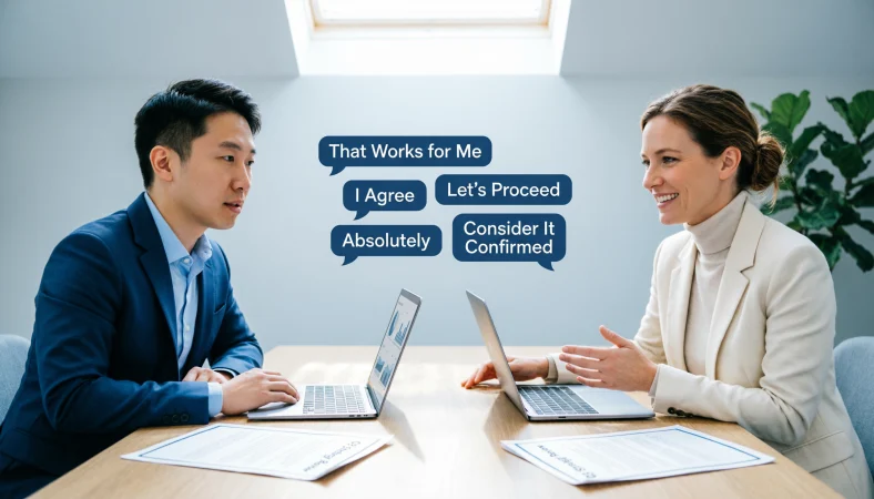 other ways to say sounds good professionally