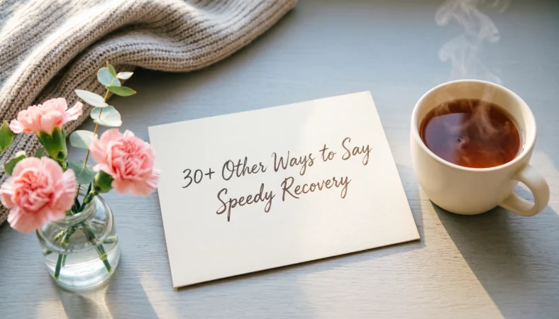 other ways to say speedy recovery