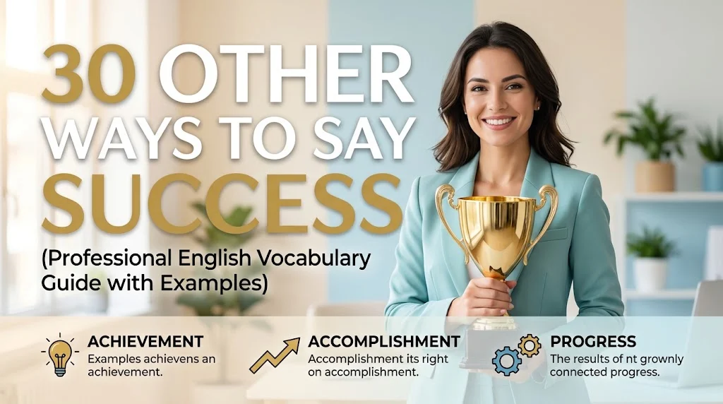 other ways to say success