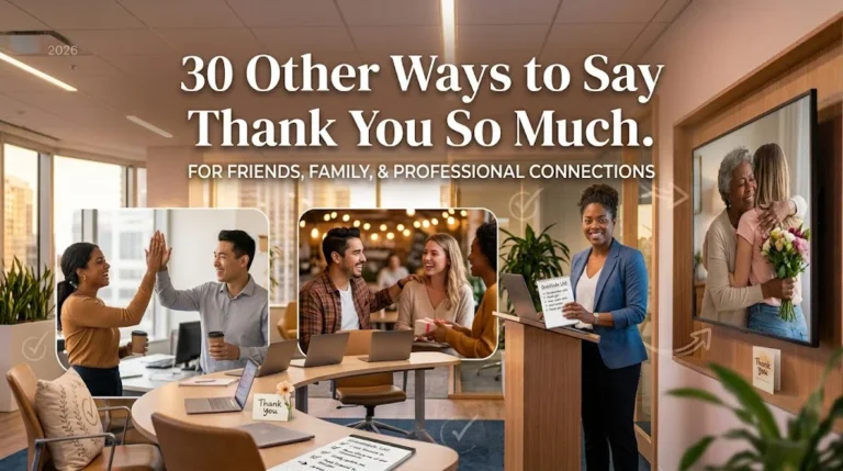 other ways to say thank you so much