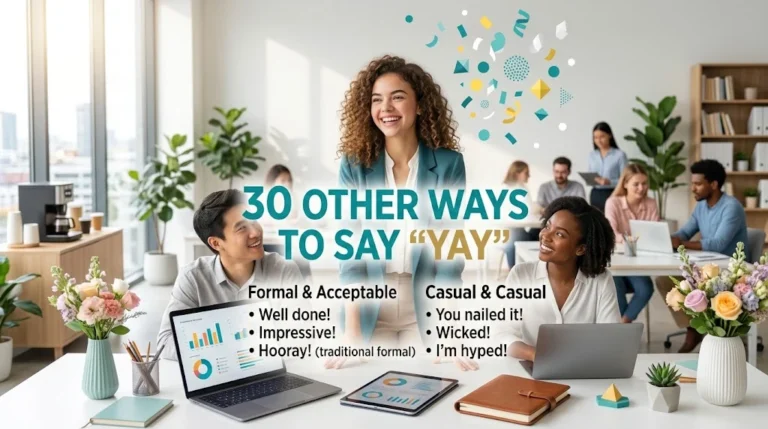 other ways to say yay