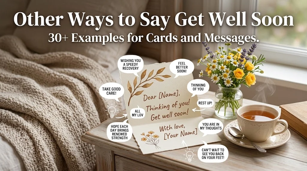 get well soon other ways to say