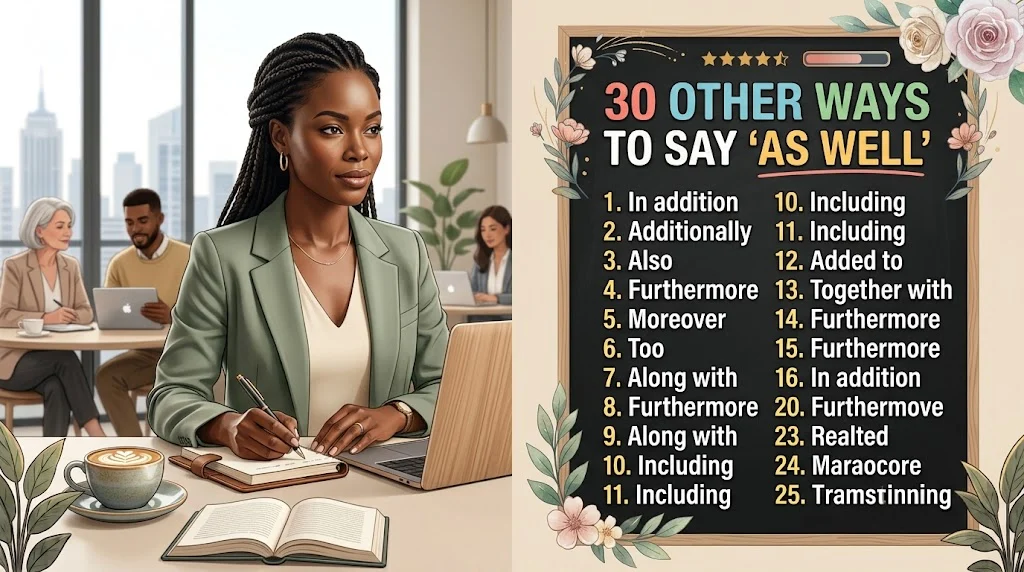 other ways to say as well