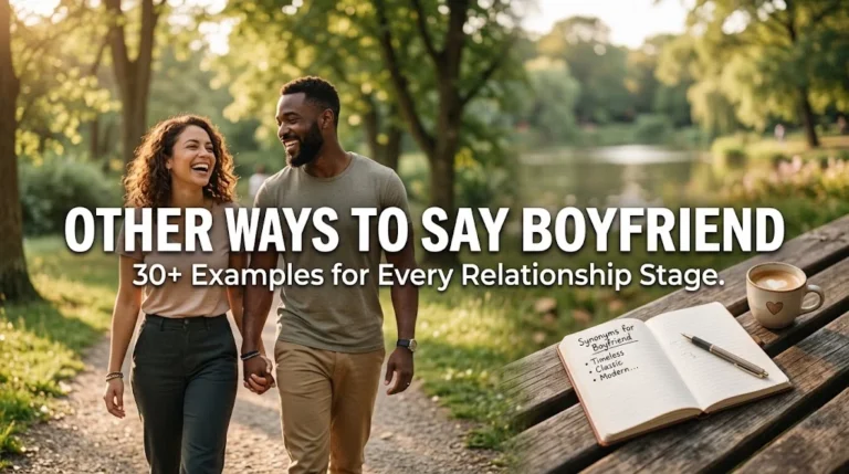 other ways to say boyfriend