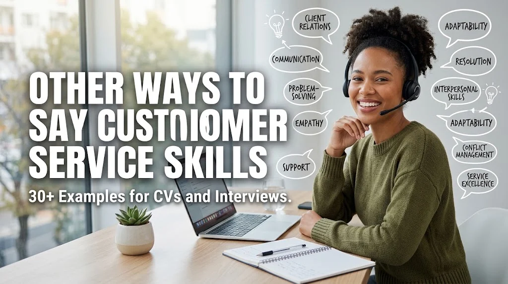 other ways to say customer service skills