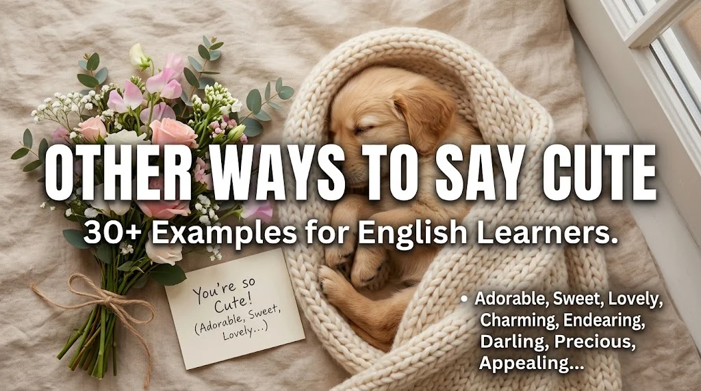 other ways to say cute