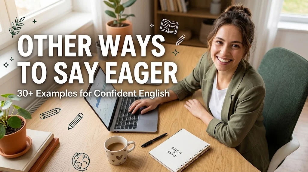 other ways to say eager