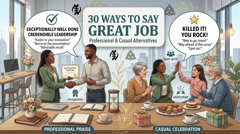 other ways to say great job